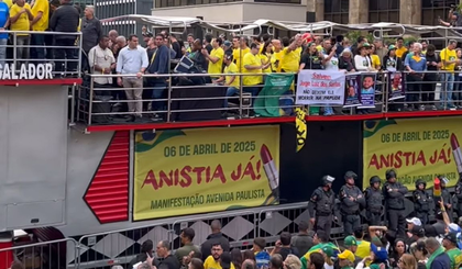 Ato na Paulista pressiona por anistia e testa força de Bolsonaro (Foto: Reprodução)