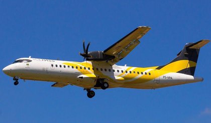 Avião ATR 72-600 da Voepass• Reprodução/Redes Sociais (Foto: • Reprodução/Redes Sociais) Avião ATR 72-600 da Voepass• Reprodução/Redes Sociais (Foto: • Reprodução/Redes Sociais)