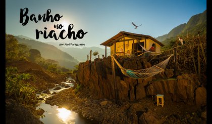 Banho no riacho (Foto: Gerado por IA)