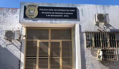 Delegacia de Proteção A Criança e ao Adolescente (DPCA) em Teresina (Foto: Sthefany Prado/g1)