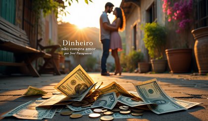 Dinheiro não compra amor (Foto: Gerado por IA)