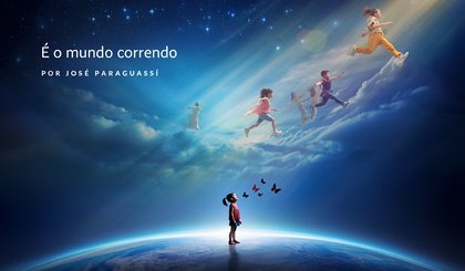 É o mundo correndo (Foto: Gerado por IA)