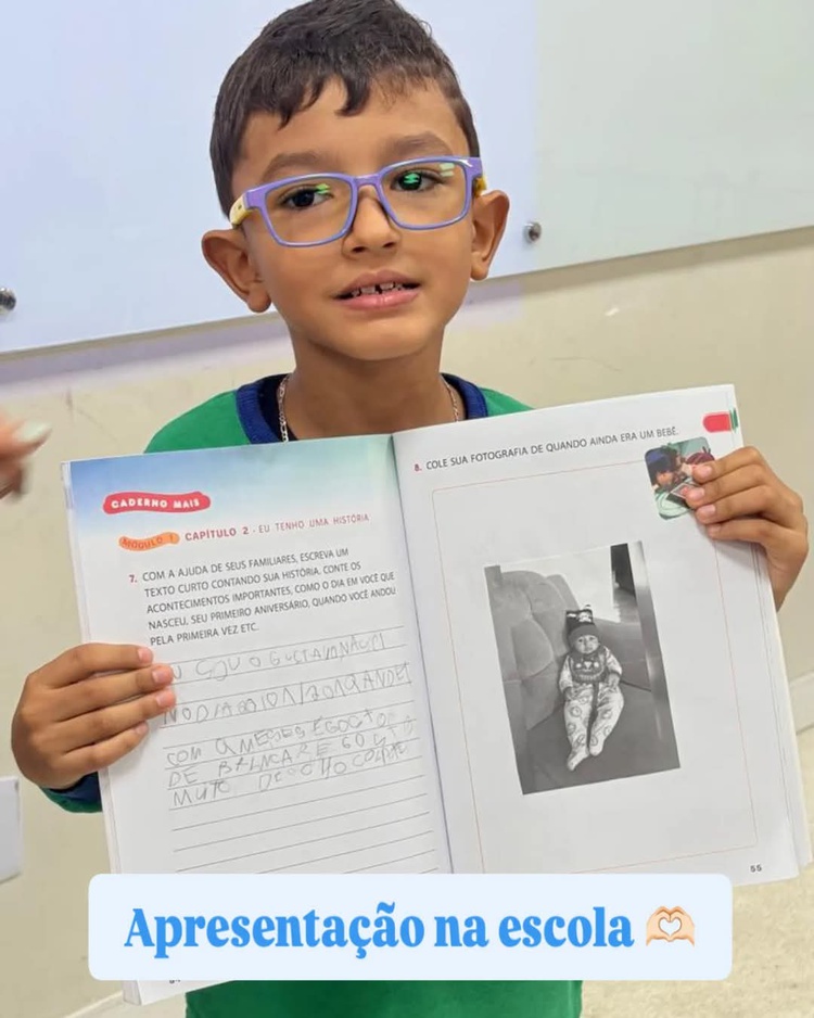 Gustavo, de 6 anos, possui grau de suporte 1.