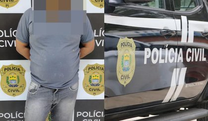 Homem é preso após agredir companheira com golpes de tesoura em Teresina; mulher estava com filha recém-nascida durante agressão (Foto: Divulgação)