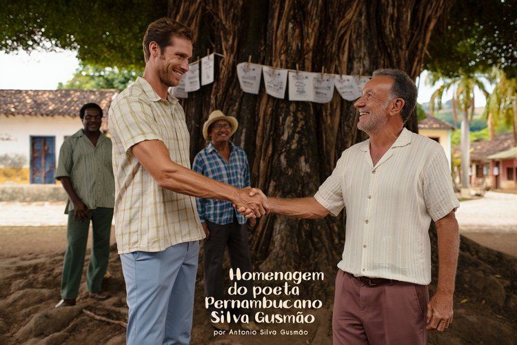 Homenagem do poeta Antonio Gusmão