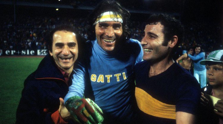 Hugo Gatti, lenda do Boca Juniors, apelidado de El Loco.