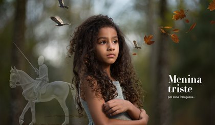 Menina triste (Foto: Gerado por IA)