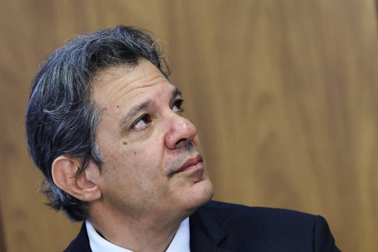 Ministro da Fazenda, Fernando Haddad, no Palácio do Planalto, em Brasília 18/03/2025REUTERS/Adriano Machado