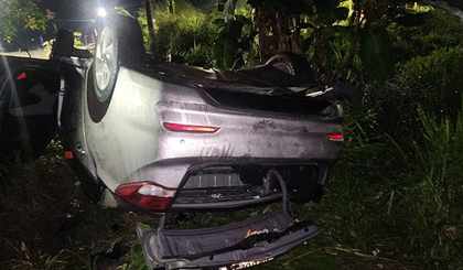 Motorista sequestrado é resgatado pela polícia; suspeitos seguem foragidos. (Foto: Polícia militar) Motorista sequestrado é resgatado pela polícia; suspeitos seguem foragidos. (Foto: Polícia militar)
