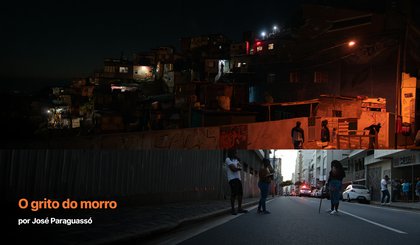 O grito do morro (Foto: Gerado por IA) O grito do morro (Foto: Gerado por IA)