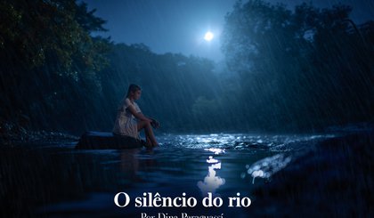 O silêncio do rio (Foto: Gerado por IA) O silêncio do rio (Foto: Gerado por IA)