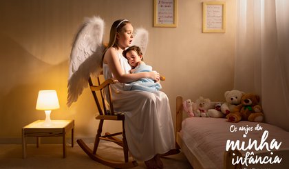 Os anjos da minha infãncia (Foto: Gerado por IA)