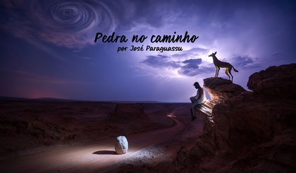 Pedra no caminho (Foto: Gerado por IA)