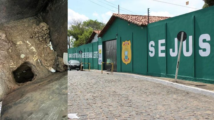 Polícia descobre buraco em penitenciária da Zona Sul de Teresina e impede fuga de 11 detentos