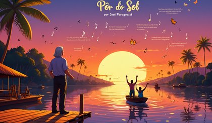 Pôr do sol (Foto: Gerado por IA)
