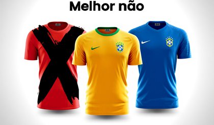 Seleção brasileira camisa vermelha (Foto: Gerado por IA) Seleção brasileira camisa vermelha (Foto: Gerado por IA)