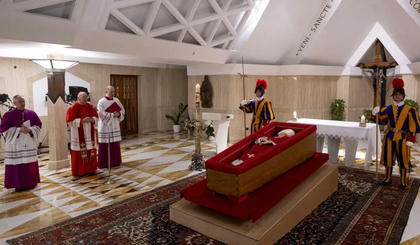 Velório do Papa Francisco acontecerá até hoje (26). (Foto: Vatican Media/­Francesco Sforza)