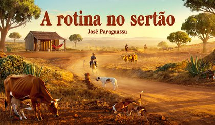 A  rotina no sertão (Foto: Gerado por IA)