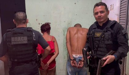 Adolescente foi apreendida e homem foi preso após ameaças à delegado no Piauí. (Foto: Polícia Civil do Piauí) Adolescente foi apreendida e homem foi preso após ameaças à delegado no Piauí. (Foto: Polícia Civil do Piauí)