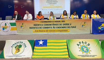 Agentes de saúde lutam por insalubridade e aposentadoria especial (Foto: Ascom) Agentes de saúde lutam por insalubridade e aposentadoria especial (Foto: Ascom)