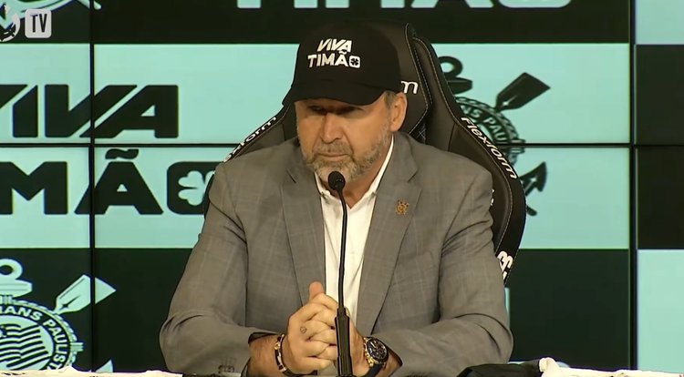 Augusto Melo, presidente do Corinthians