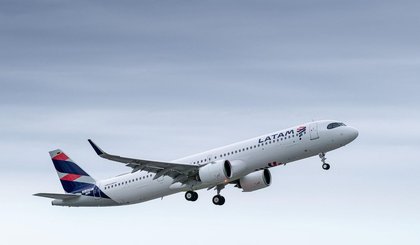 Avião Latam. (Foto: Divulgação) Avião Latam. (Foto: Divulgação)