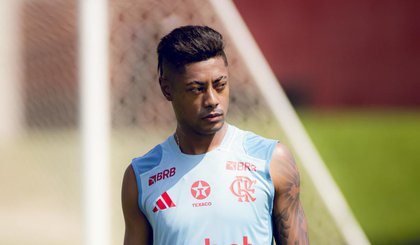 Bruno Henrique em treino do Flamengo (Foto: Adriano Fontes/Flamengo) Bruno Henrique em treino do Flamengo (Foto: Adriano Fontes/Flamengo)
