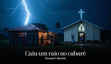 Caiu um raio no cabaré (Foto: Gerado  por IA)
