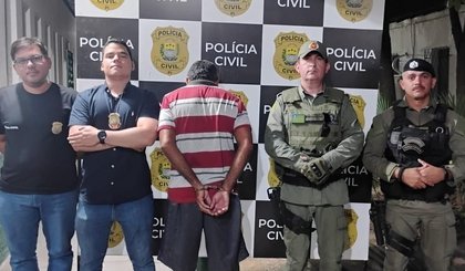 Condenado por estupro de vulnerável é preso na zona rural de Buriti dos Montes (Foto: Reprodução/pm) Condenado por estupro de vulnerável é preso na zona rural de Buriti dos Montes (Foto: Reprodução/pm)