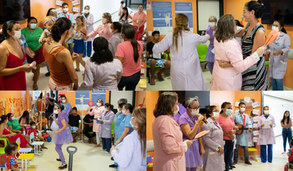 DIA DAS MÃES É CELEBRADO COM EMOÇÃO E ACOLHIMENTO NA ONCOLOGIA PEDIÁTRICA DO HOSPITAL SÃO MARCOS (Foto: Reprodução) DIA DAS MÃES É CELEBRADO COM EMOÇÃO E ACOLHIMENTO NA ONCOLOGIA PEDIÁTRICA DO HOSPITAL SÃO MARCOS (Foto: Reprodução)