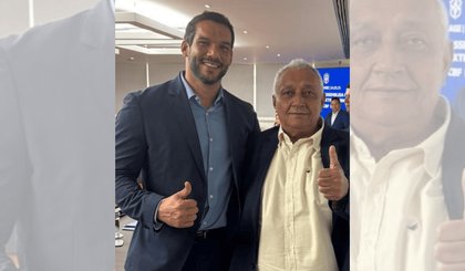 FFP parabeniza Samir Xaud pela eleição à presidência da CBF (Foto: Assessoria FFP)