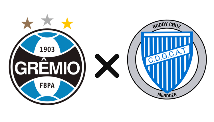 Grêmio x Godoy Cruz se enfrentam em partida pela Sul-Americana.