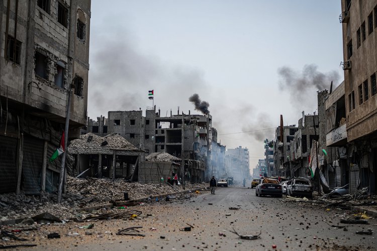 Guerra na Faixa de Gaza.