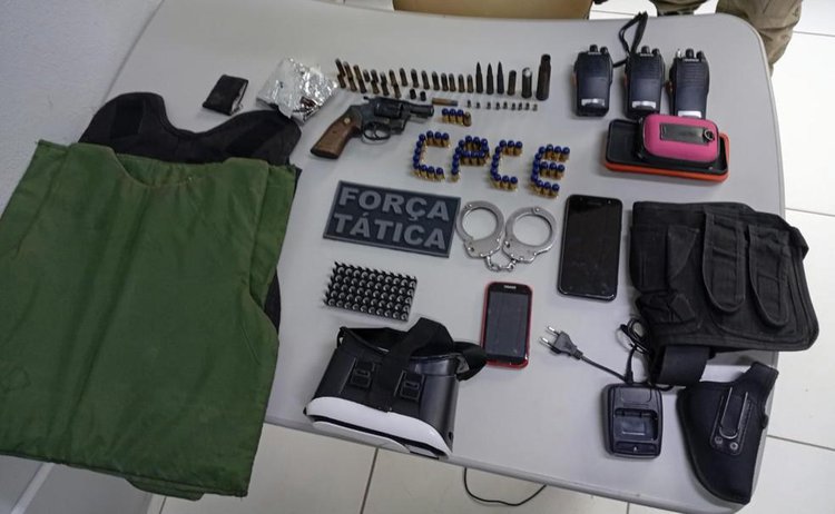 Homem é preso com grande quantidade de munição e equipamentos de uso restrito no Piauí.