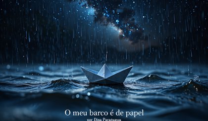 O meu barco é de papel (Foto: Gerado por IA)