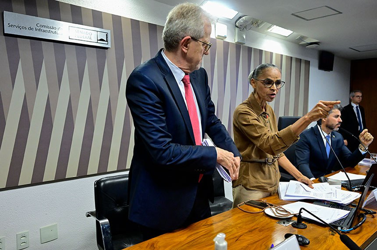 Parlamentares e ministros saem em defesa de Marina após ataques no Senado