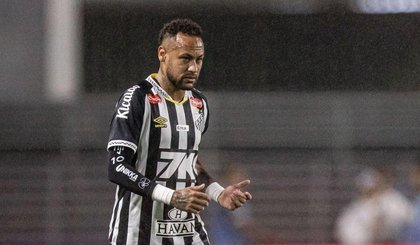 Partida contra o CRB marcou retorno de Neymar aos gramados• Raul Baretta/ Santos FC (Foto: Raul Baretta/ Santos FC)