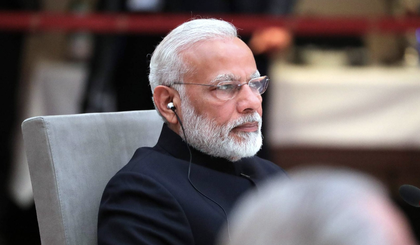 Primeiro-ministro da Índia, Narendra Modi. (Foto: Divulgação/Kremlin)