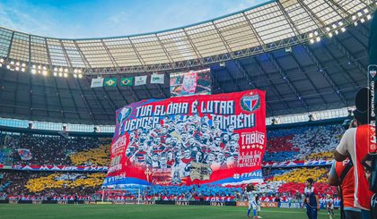 Torcida do Fortaleza - (Foto: Mateus Lotif/FEC) Torcida do Fortaleza - (Foto: Mateus Lotif/FEC)