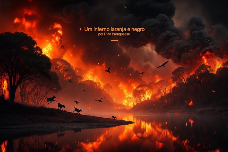 Um inferno laranja e Negro