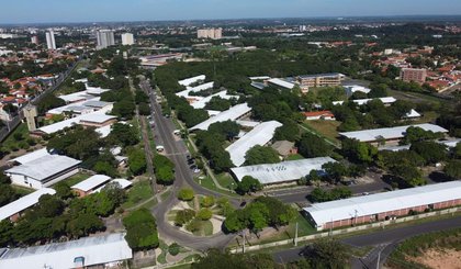 Vista aérea do Campus Ministro Petrônio Portella da UFPI, em Teresina (Foto: Divulgação/UFPI)