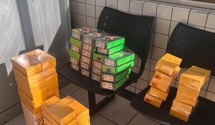 85 celulares foram encontrados pela polícia em Parnaíba. (Foto: Divulgação/Polícia Rodoviária Federal)