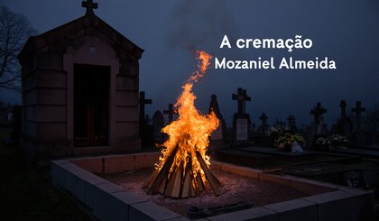 A cremação (Foto: gerado por IA)