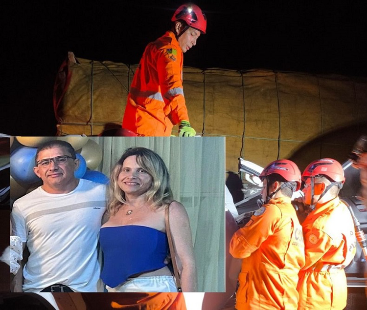 Casal de médicos deixa UTI e é transferido após grave acidente na BR-316