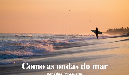 Como as ondas do mar (Foto: Gerado por IA)