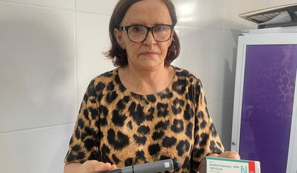 Diabéticos passarão a receber canetas reutilizáveis de insulina em Teresina (Foto: FMS) Diabéticos passarão a receber canetas reutilizáveis de insulina em Teresina (Foto: FMS)