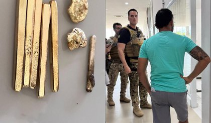 Duas pessoas são presas em operação contra comercialização de ouro ilegal em Teresina (Foto: Polícia Civil) Duas pessoas são presas em operação contra comercialização de ouro ilegal em Teresina (Foto: Polícia Civil)