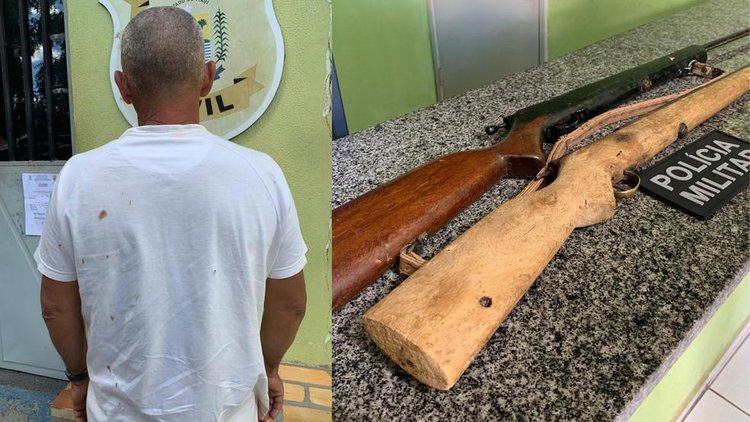 Homem é preso após atirar no pé de companheira durante discussão no interior do Piauí