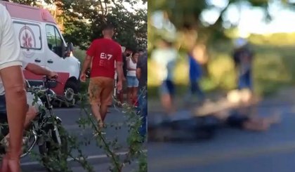 Homem morre após colisão entre motocicletas na Zona Sudeste de Teresina (Foto: Reprodução/Redes Sociais) Homem morre após colisão entre motocicletas na Zona Sudeste de Teresina (Foto: Reprodução/Redes Sociais)