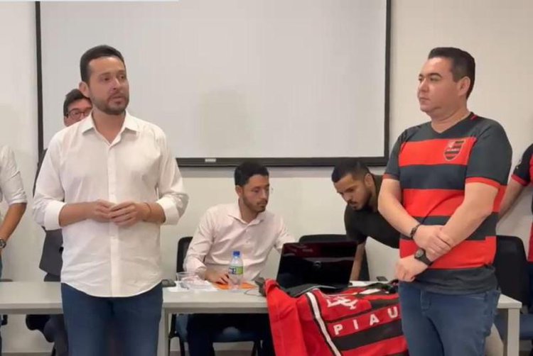 Luciano Benigno assume a presidência do Flamengo Piauí - (Reprodução/GE Piauí)